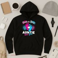 Pink Or Blue Auntie Loves You Hoodie thumb 3