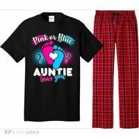 Pink Or Blue Auntie Loves You Pajama Set thumb 0