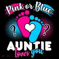 Pink Or Blue Auntie Loves You Women's Hoodie thumb 2