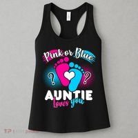 Pink Or Blue Auntie Loves You Women's Tank Top thumb 3