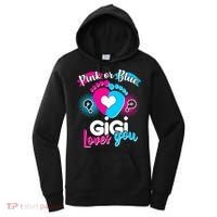 Pink Or Blue Gigi Loves You Baby Gender Reveal Women's Hoodie thumb 0