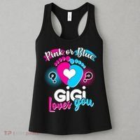 Pink Or Blue Gigi Loves You Baby Gender Reveal Women's Tank Top thumb 3