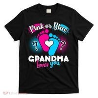 Pink or Blue Grandma Loves You T-Shirt thumb 0