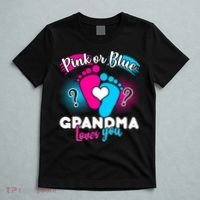 Pink or Blue Grandma Loves You T-Shirt thumb 5