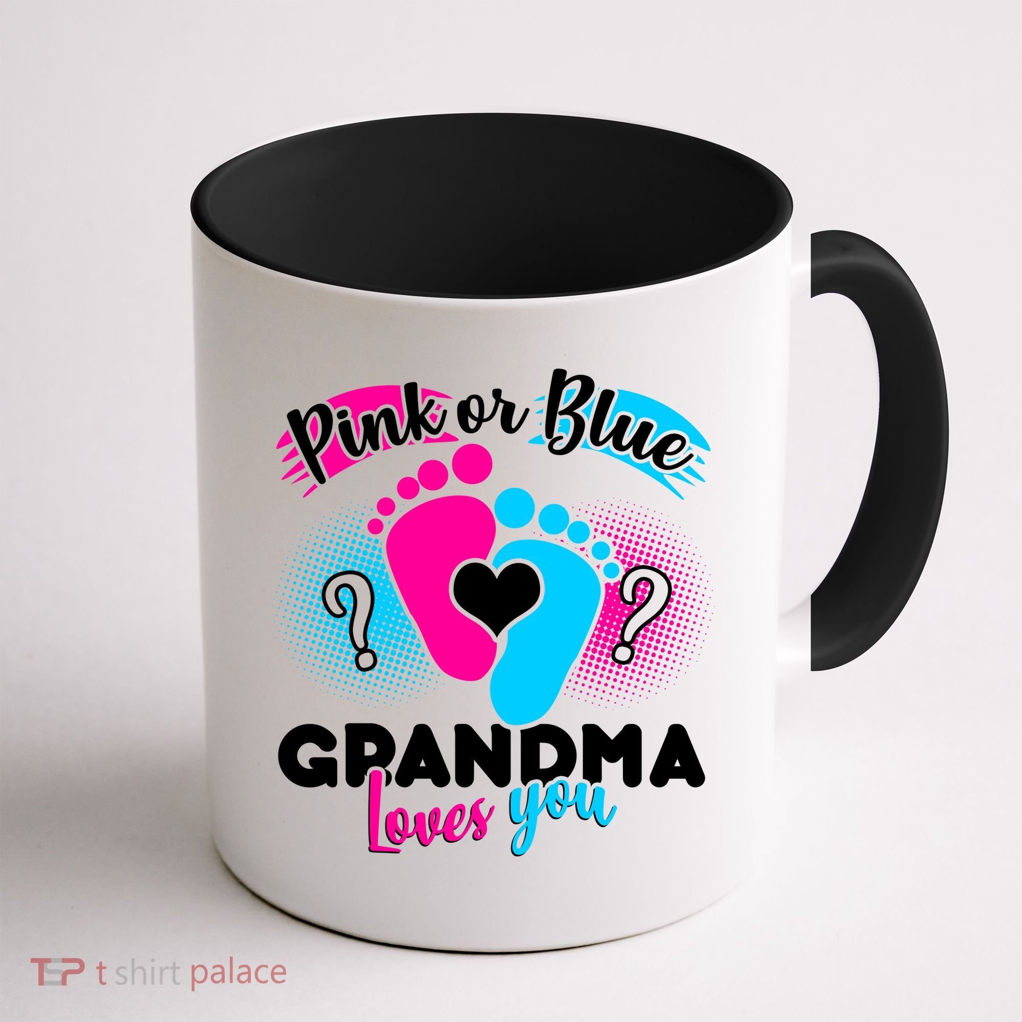Pink or Blue Grandma Loves You Coffee Mug