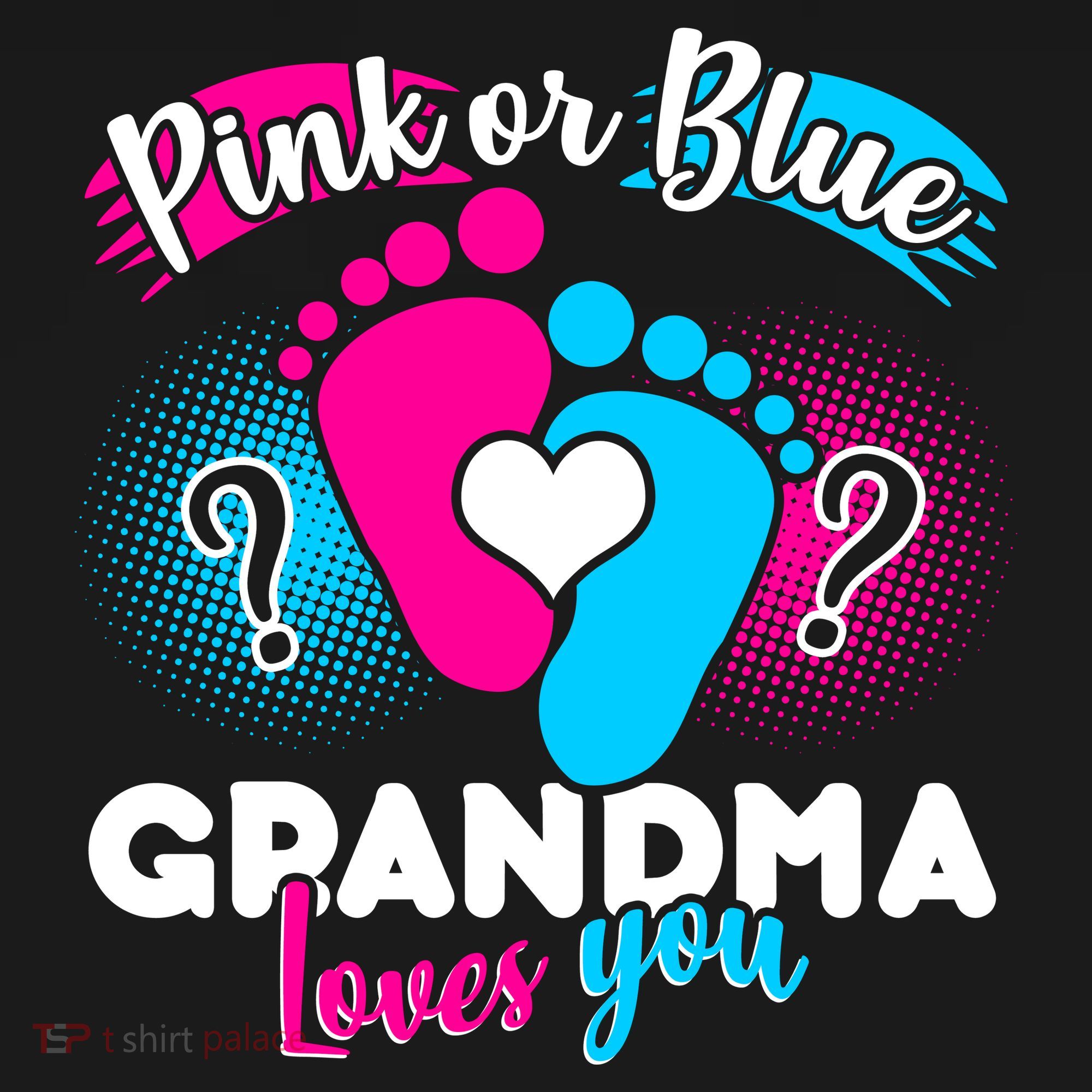 Pink or Blue Grandma Loves You Polo