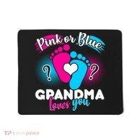 Pink or Blue Grandma Loves You Mousepad thumb 0