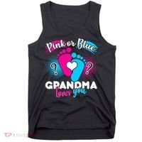 Pink or Blue Grandma Loves You Tank Top thumb 0