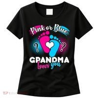 Pink or Blue Grandma Loves You Women's T-Shirt thumb 0