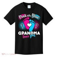 Pink or Blue Grandma Loves You Kids T-Shirt thumb 0