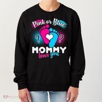 Pink or Blue Mommy Loves You Women's Sweatshirt thumb 0