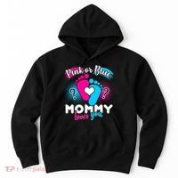 Pink or Blue Mommy Loves You Hoodie thumb 0