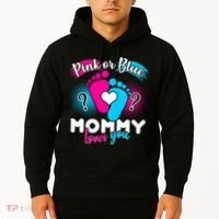 Pink or Blue Mommy Loves You Hoodie thumb 2