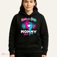 Pink or Blue Mommy Loves You Hoodie thumb 5