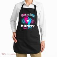 Pink or Blue Mommy Loves You Apron thumb 2