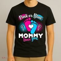 Pink or Blue Mommy Loves You T-Shirt thumb 3