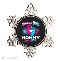 Pink or Blue Mommy Loves You Ornament thumb 0