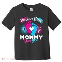 Pink or Blue Mommy Loves You Toddler T-Shirt thumb 0