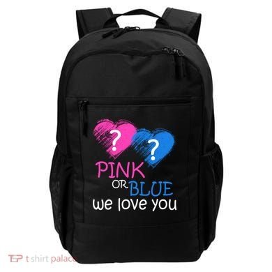 Pink or Blue We Love You Backpack
