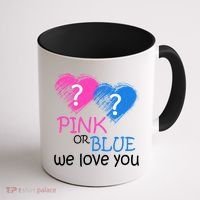 Pink or Blue We Love You Coffee Mug thumb 1