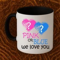 Pink or Blue We Love You Coffee Mug thumb 2