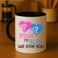 Pink or Blue We Love You Coffee Mug thumb 4