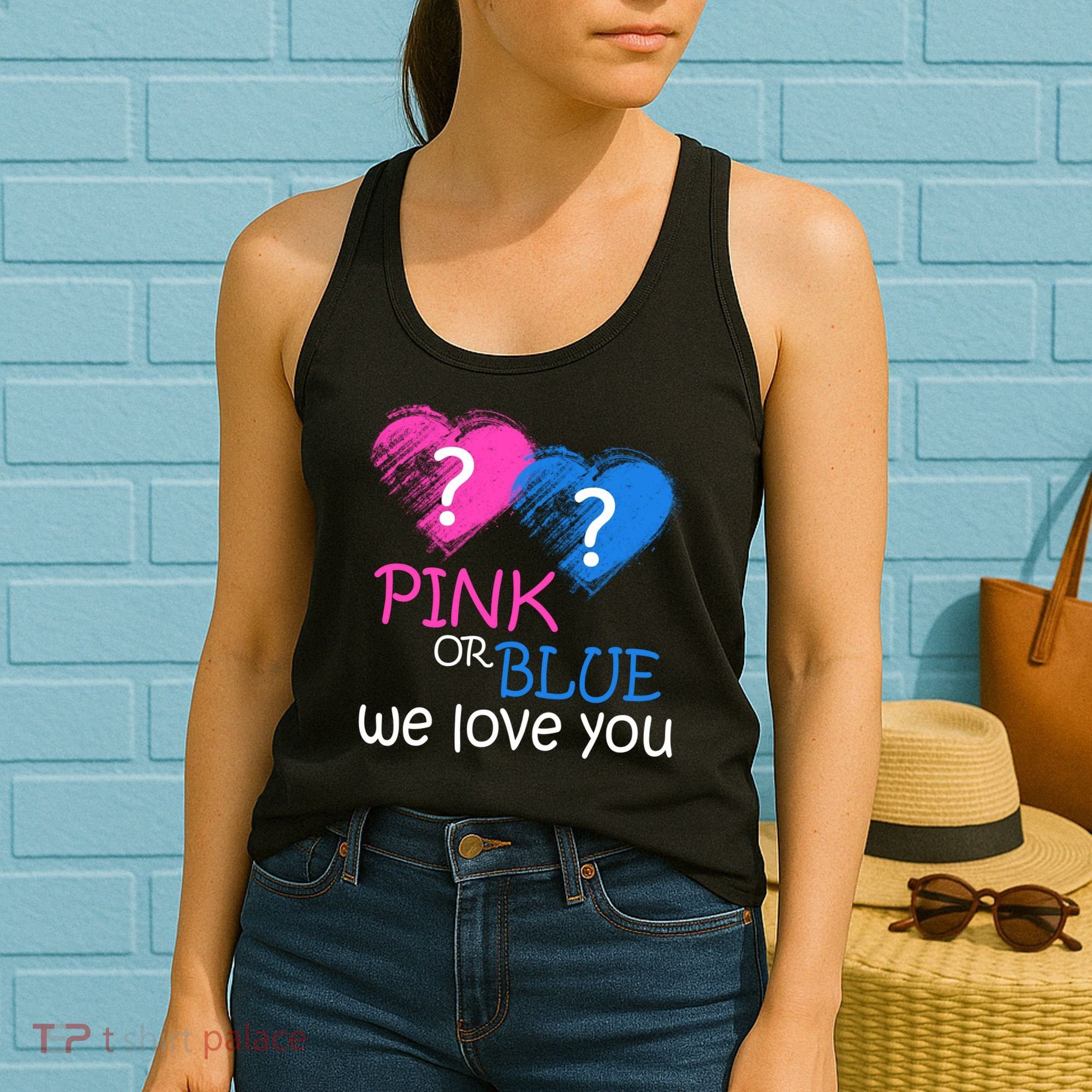 Pink or Blue We Love You Women's Tank Top