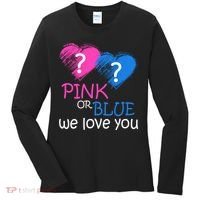 Pink or Blue We Love You Women's Long Sleeve Shirt thumb 0