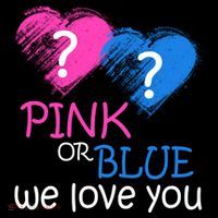 Pink or Blue We Love You Women's Long Sleeve Shirt thumb 2