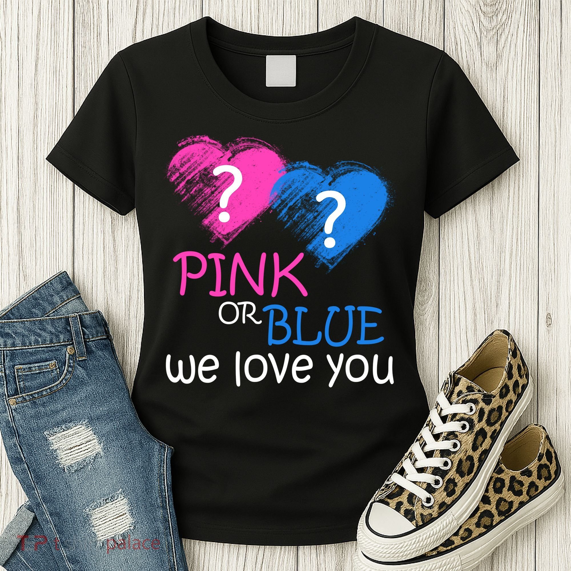 Pink or Blue We Love You Women's T-Shirt