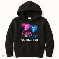 Pink or Blue We Love You Kids Hoodie thumb 0