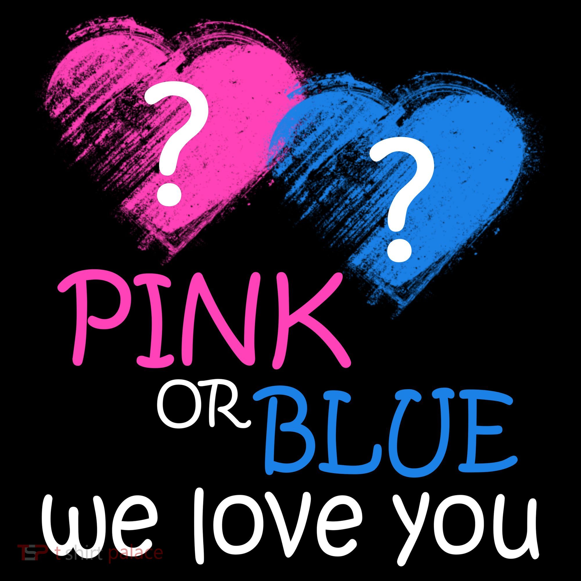 Pink or Blue We Love You Kids Long Sleeve Shirt