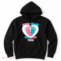 Pink Or Blue We Love You Gender Reval Hoodie thumb 0