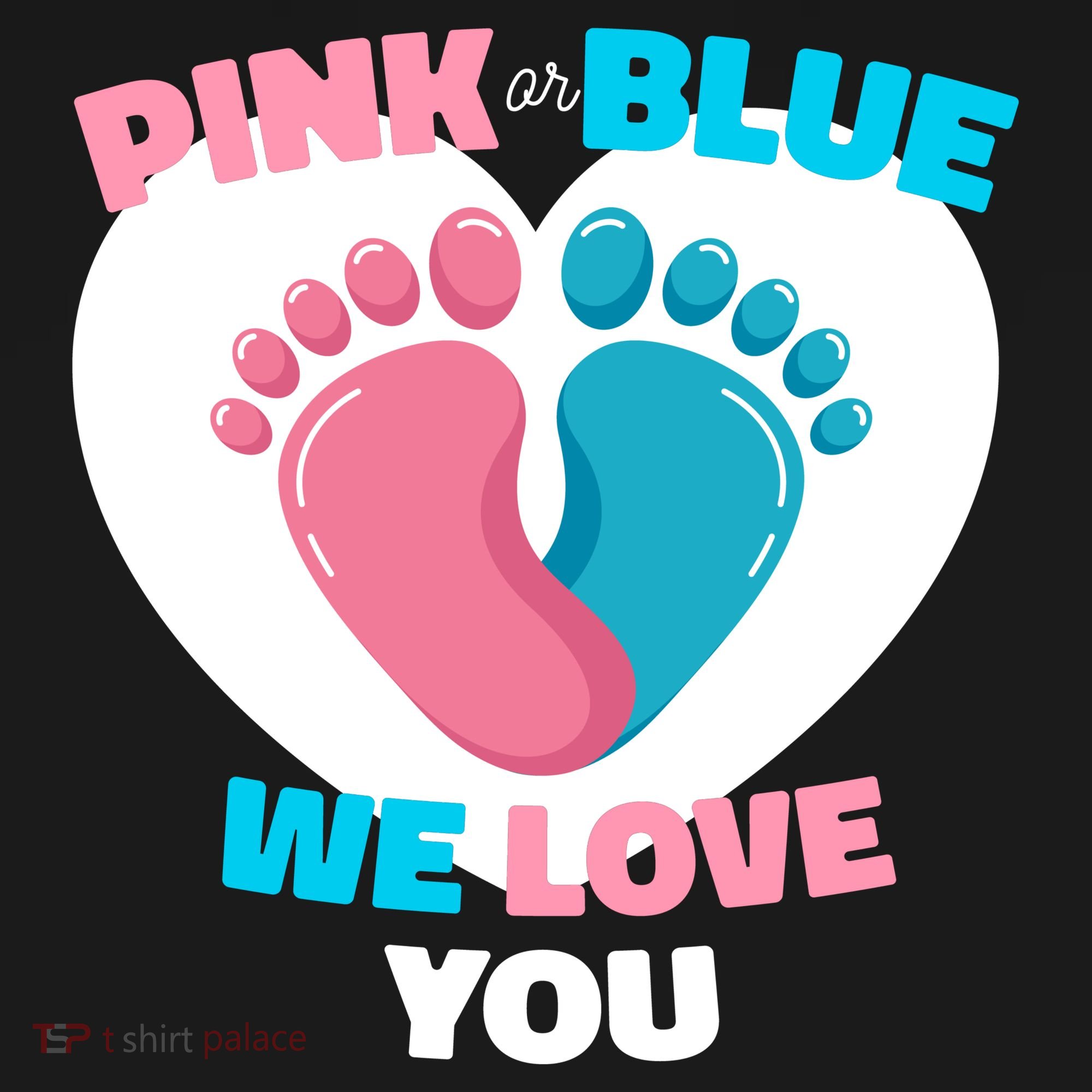 Pink Or Blue We Love You Gender Reval Impact Tech Backpack