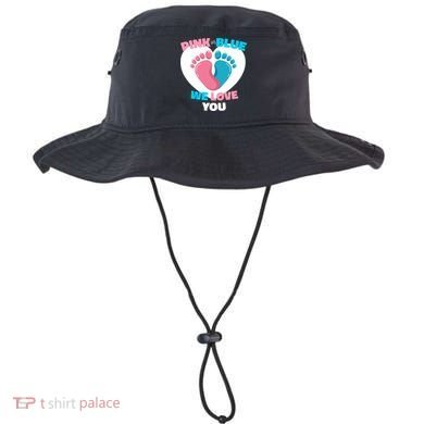 Pink Or Blue We Love You Gender Reval Bucket Hat