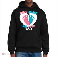 Pink Or Blue We Love You Gender Reval District V.I.T. Heavyweight Hoodie thumb 0