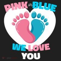 Pink Or Blue We Love You Gender Reval District V.I.T. Heavyweight Hoodie thumb 2