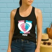Pink Or Blue We Love You Gender Reval Women's Tank Top thumb 2