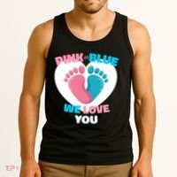 Pink Or Blue We Love You Gender Reval Tank Top thumb 3