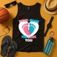 Pink Or Blue We Love You Gender Reval Tank Top thumb 4