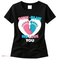 Pink Or Blue We Love You Gender Reval Women's T-Shirt thumb 0