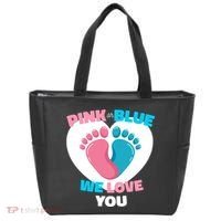 Pink Or Blue We Love You Gender Reval Tote Bag thumb 0