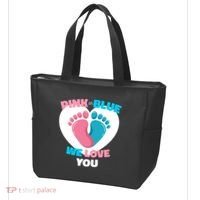 Pink Or Blue We Love You Gender Reval Tote Bag thumb 3