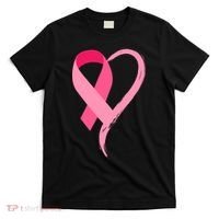 Pink Ribbon Of Love Breast Cancer Awareness T-Shirt thumb 0
