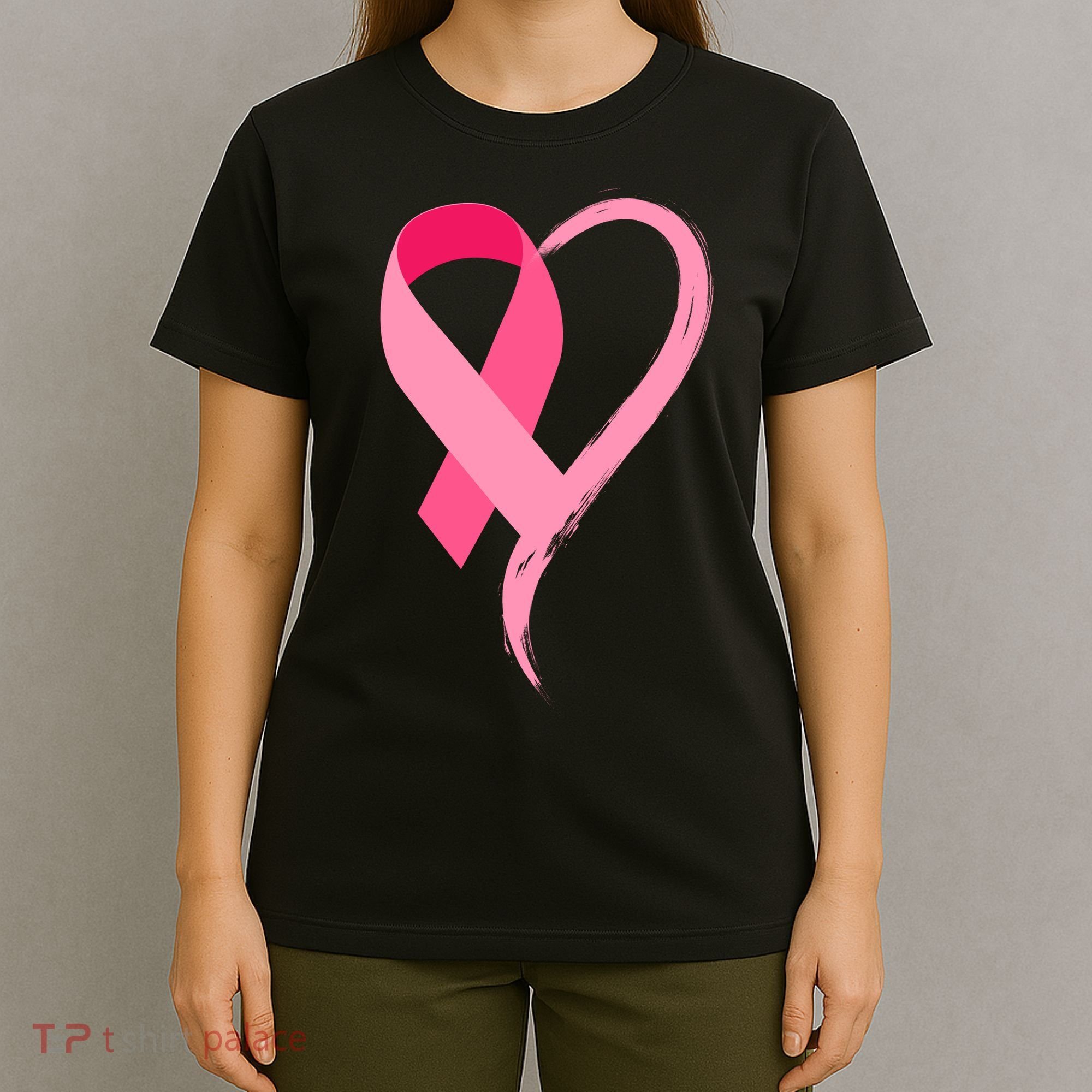 Pink Ribbon Of Love Breast Cancer Awareness T-Shirt