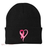Pink Ribbon Of Love Breast Cancer Awareness Beanie thumb 0