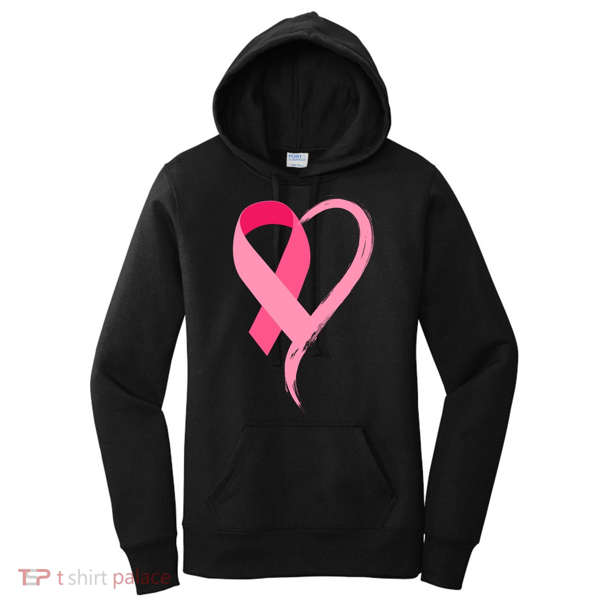 Pink Ribbon Of Love Breast Cancer Awareness Women's Hoodie