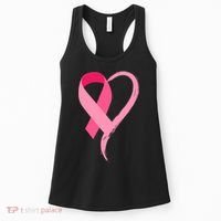 Pink Ribbon Of Love Breast Cancer Awareness Women's Tank Top thumb 0