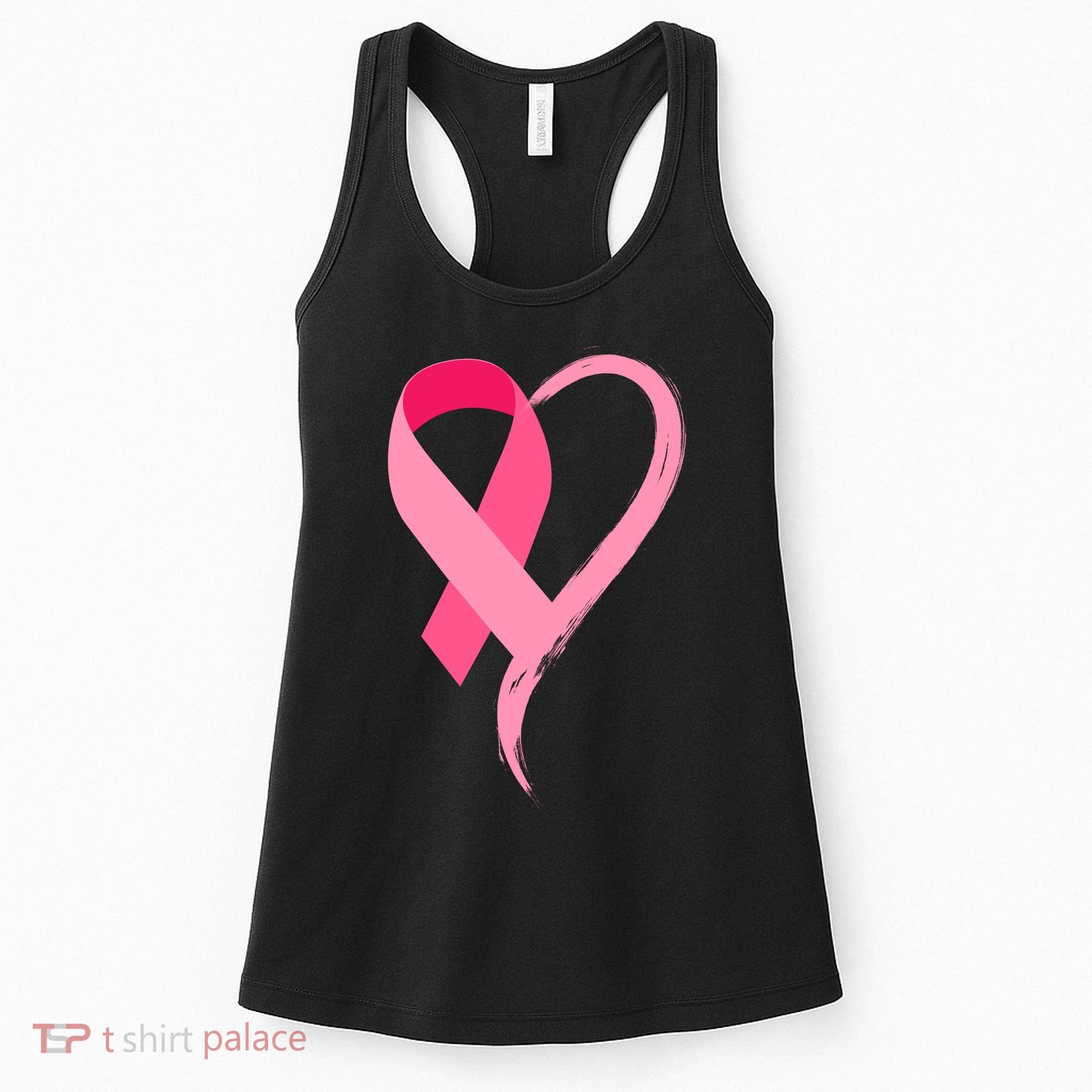 Pink Ribbon Of Love Breast Cancer Awareness Women's Tank Top