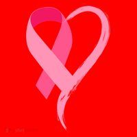 Pink Ribbon Of Love Breast Cancer Awareness Santa Hat thumb 1